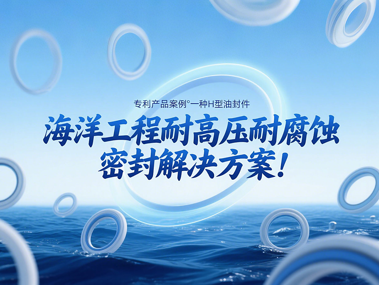 專利產(chǎn)品案例 ? 一種H型油封件：海洋工程耐高壓耐腐蝕的密封解決方案！