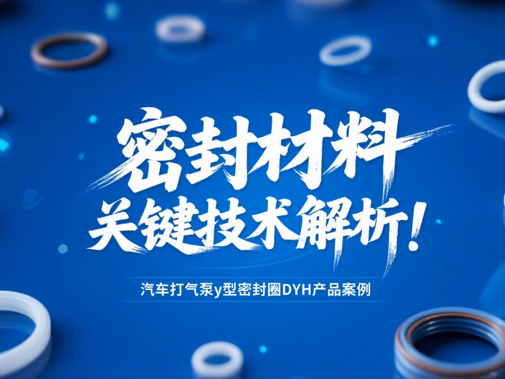 汽車打氣泵y型密封圈DYH產(chǎn)品案例 ? 密封材料改性關(guān)鍵技術(shù)解析！